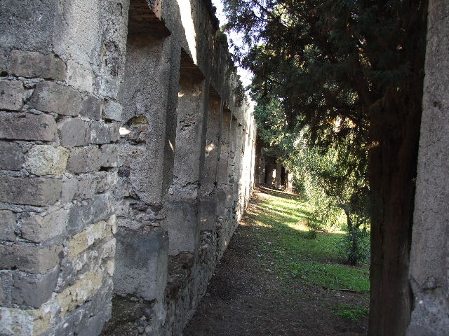 Villa Of Diomedes Pompeii October 2023 Looking East Along Garden